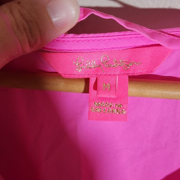 Lilly Pulitzer Pink V-Neck Dress - Picture 3 of 6